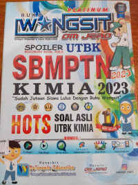 Image of WANGSIT SBMPTN KIMIA 2023